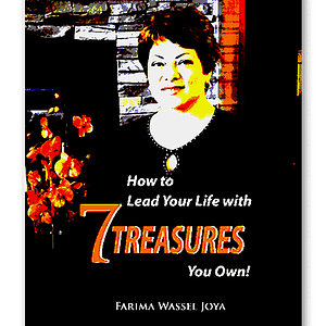 self help book 7 treasures by Farima Wassel Joya